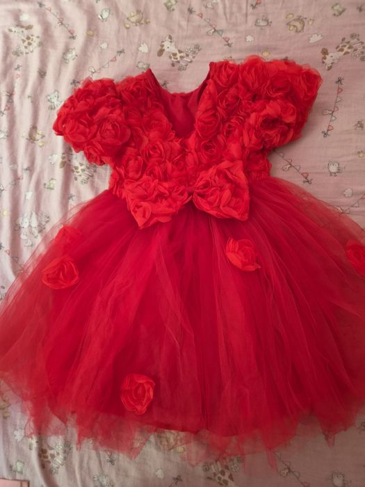 Rochie seară fete ZEYA MODA kids Trendyol Roșie, NOUĂ (fără etichetă)