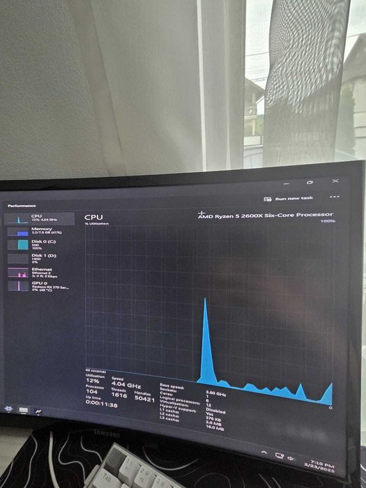 PC Gaming Ryzen 5 2600X + RX 570 8GB + SSD