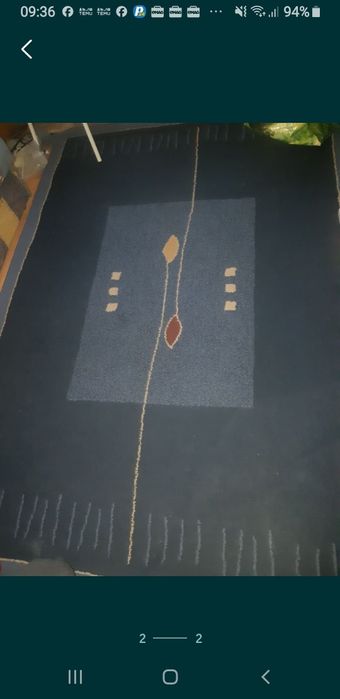 Vând covor albastru 150×230