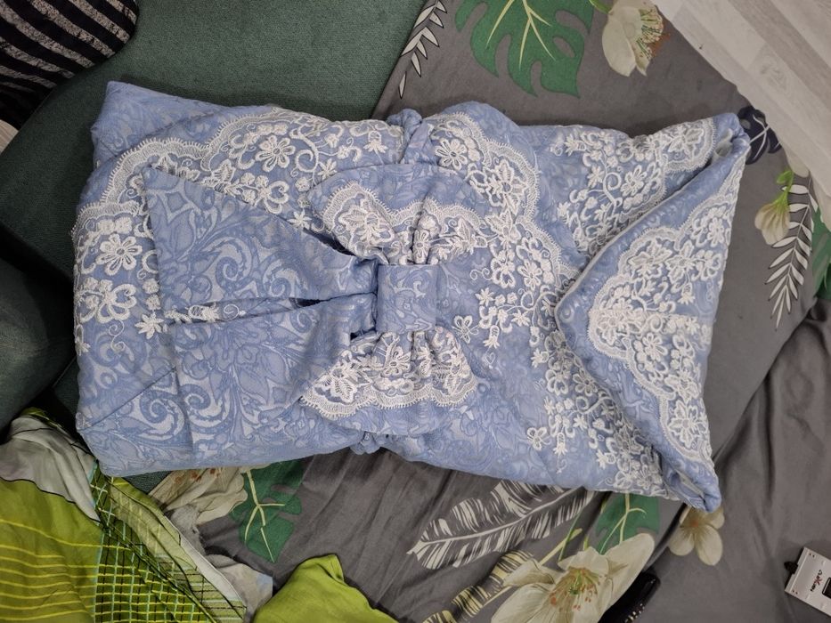 Конверт для мальчика на выписку из роддома.