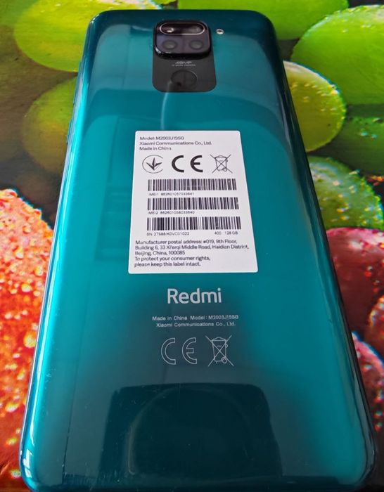 Xiaomi Redmi Note 9.  4/128gd (в синьо и зелено)