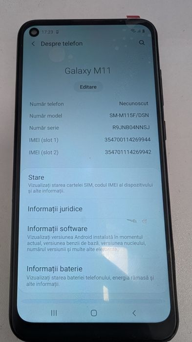 Samsung M11 32Gb /3G RAM