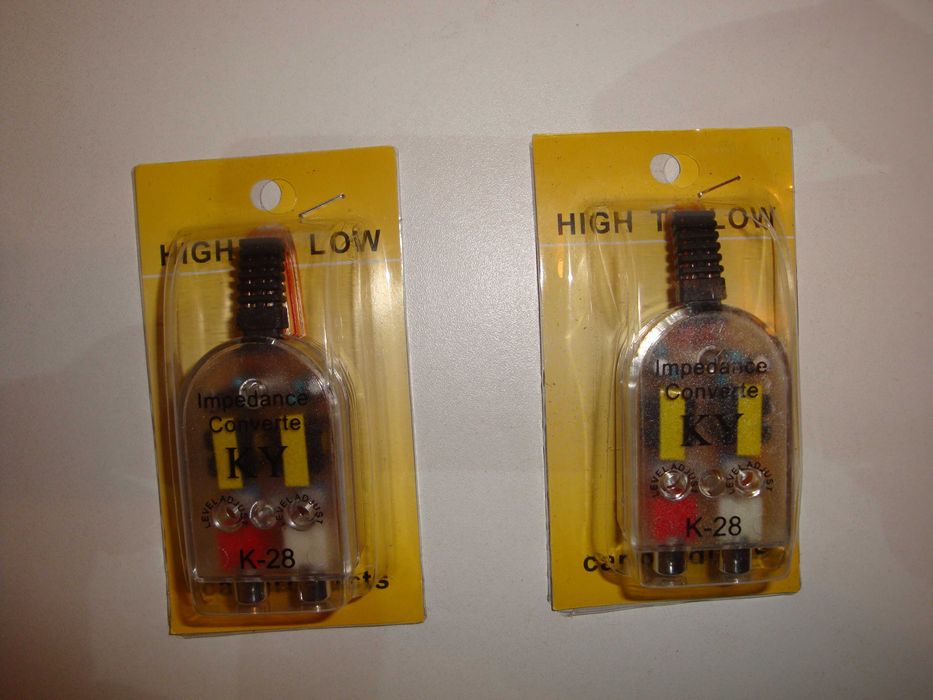 filtru convertor semnal audio hi to low RCA pentru amplificator audio