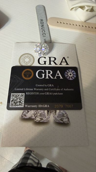 Бриллиант 30 карат муассанит ( метеоритный камень)