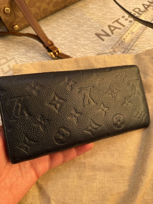 Louis Vuitton Sarah leather wallet