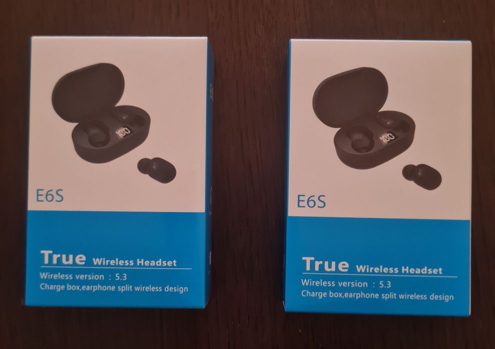 Bluetooth слушалки E6S True Wireless Headset