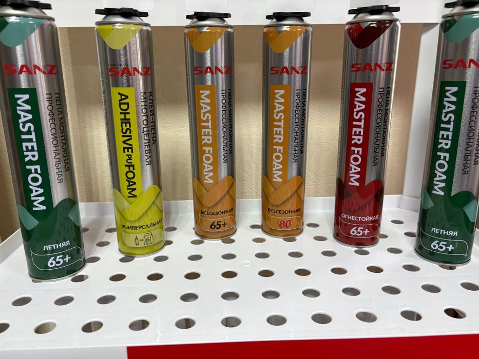 Пена монтажная, герметик