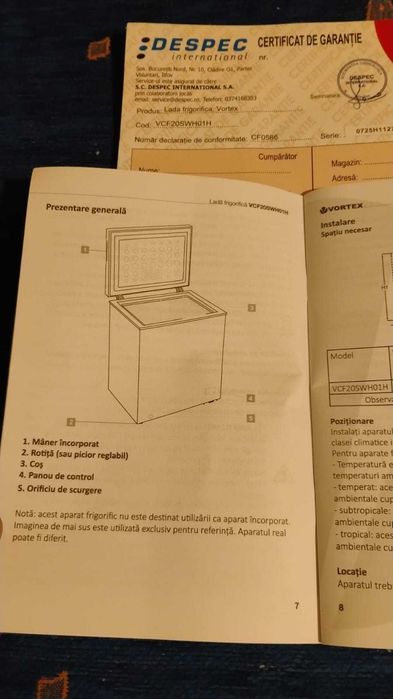 Lasă frigorifică Vortex