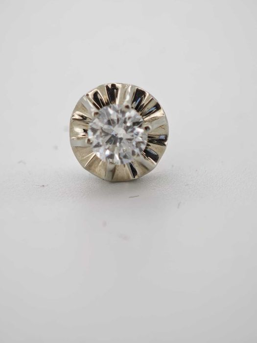 Cercel 14k cu diamant natural 0,28ct