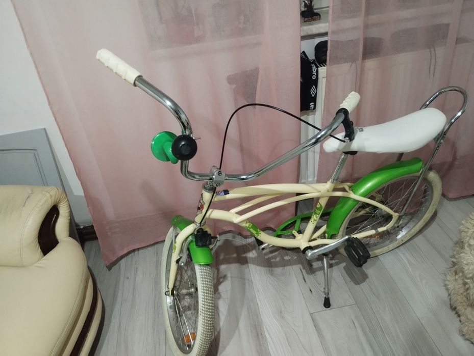 Bicicleta pegas.