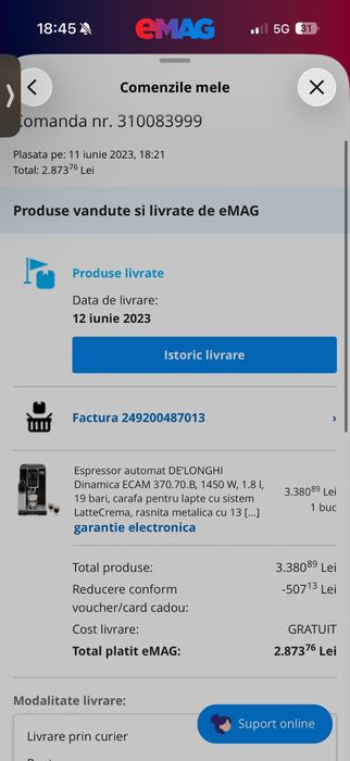 Delonghi dinamica ECAM 370.70.B