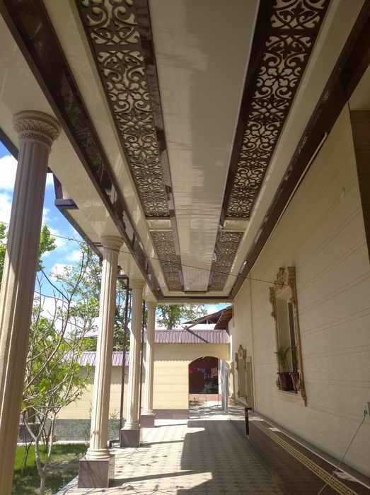 Alyukabon travertin ystalari alkafon alikabon фасадные работы уста бор