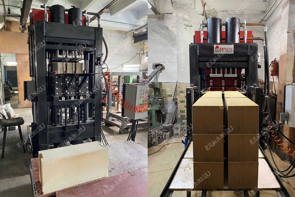 Хипер преса за производство на тухли, блокове - ERMANI hiper-200AT