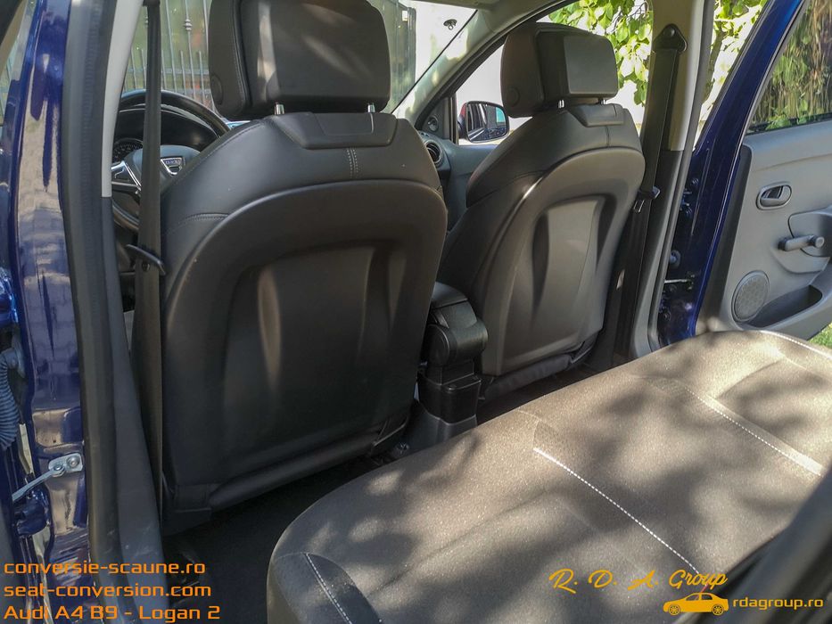 Sistem adaptare scaune de Audi A4 B9 A5 pe Logan Duster Sandero