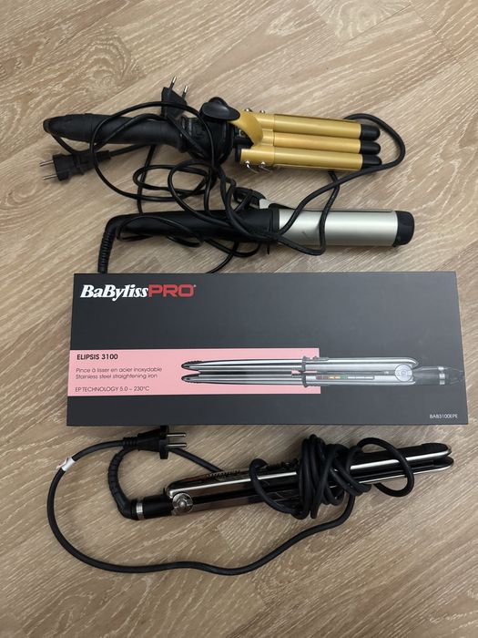 BabylissPro утюжок выпрямитель +2 плойки