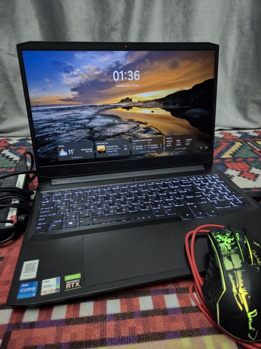 Ноутбук игровой ; i5 11300 ; rtx 3050 ; 16 gb озу ; Lenovo Ideapad