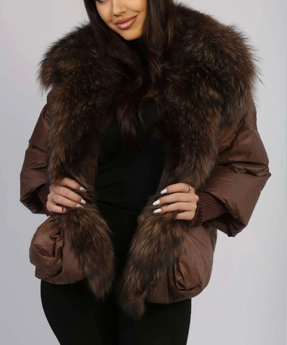 Geaca cu blana naturala