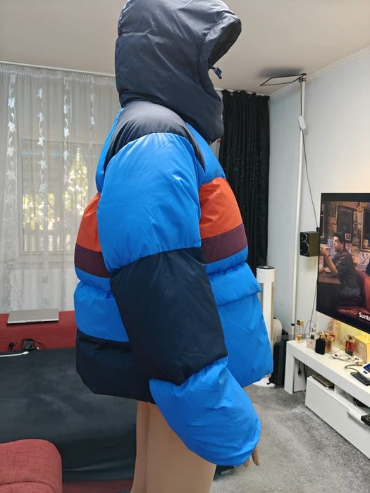 Geaca Lacoste  Oversized Removable Hood Puffer Jacket