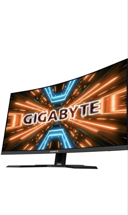 Monitor Gaming Curbat LED Gigabyte 32 inch 2k QHD (2560x1440), 165Hz (170Hz oc) + leduri pe spate cadou
