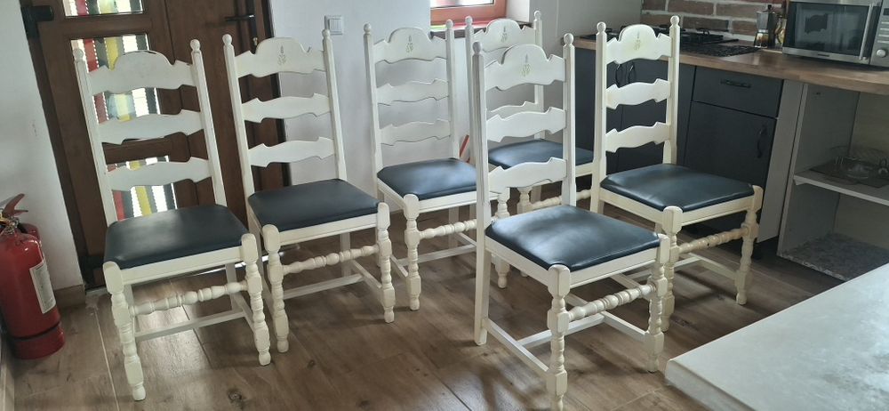 Set 6 scaune lemn masiv