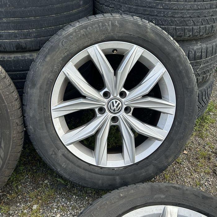 235/55/18  5х112 Vw Гуми с джанти