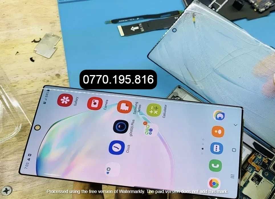 Schimbare Sticla Geam Fata Display LCD Samsung S20 S21 S10 Plus Ultra