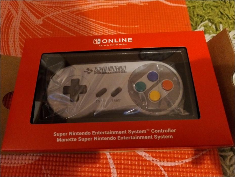 Controller Super Nintendo (SNES) ORIGINAL pentru Nintendo Switch
