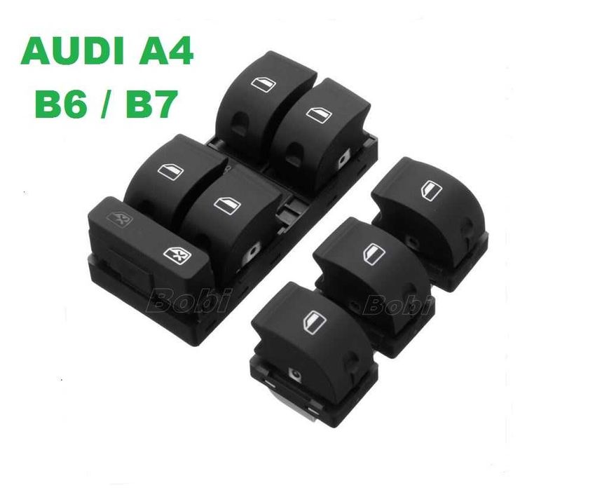 Конзола Копчета бутони панел ел стъкла АУДИ AUDI A4 B6 / B7 / Seat