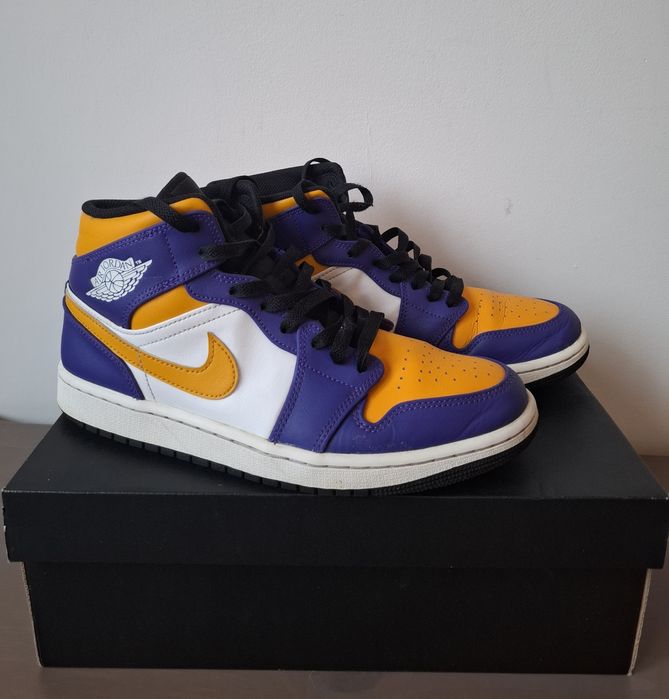 Nike Air Jordan 1 mid, Lakers