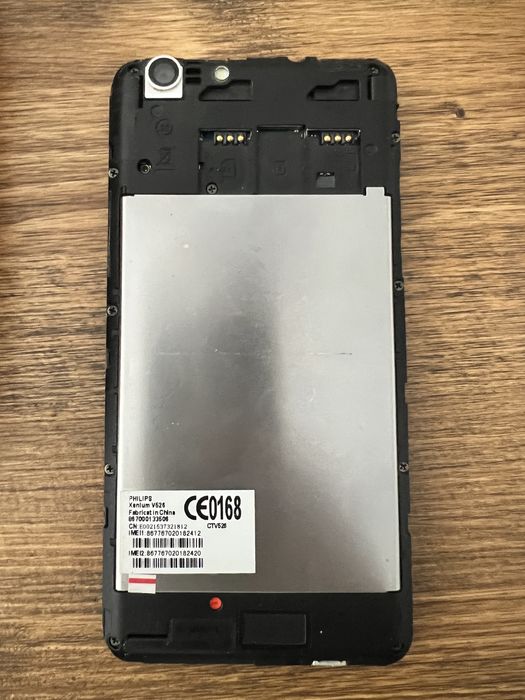 Telefon mobil Philips Xenium V526, Dual Sim, 8Gb, 4G, Blue Black