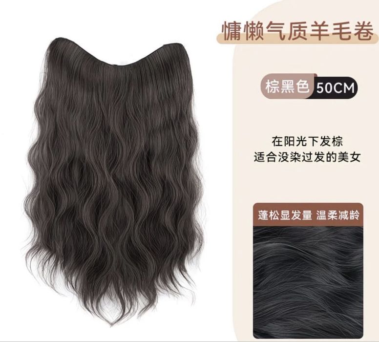 Волосы на заколке