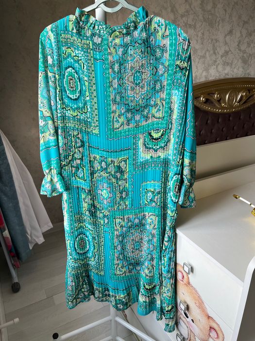 плиссированное платье