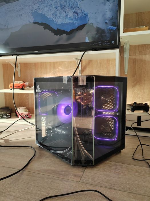 Pc gaming nou garantie wifi rtx3050 ryzen5 5500/16gb 3200/ssd nvme