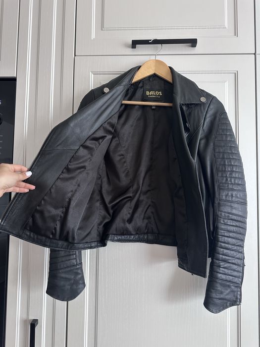 Яке от естествена кожа BALOS
