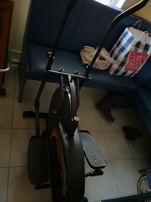 Set banci fitness si bicicleta eliptica sport