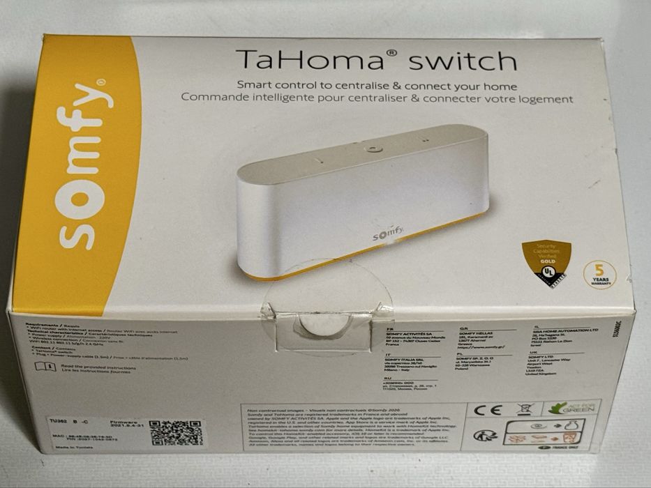 Somfy Tahoma Switch