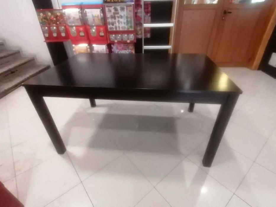 Трапезни маси IKEA – 7 бр., черни, 130×80 см