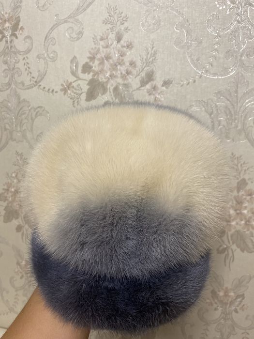 Норковая шапка-кепка