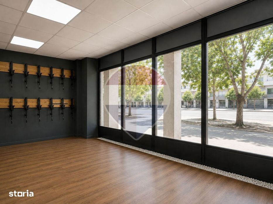Spațiu comercial de 137mp de închiriat în zona Faleza Nor / vad intens
