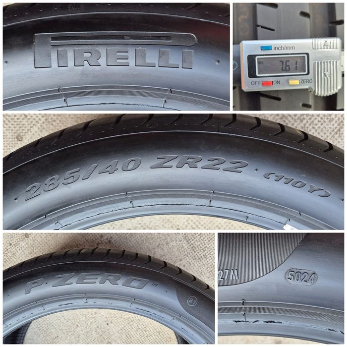 O bucată 285/40 R22 vară - una Pirelli