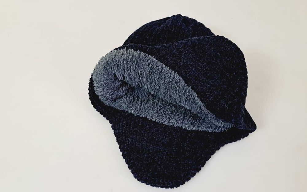 Шапка - бомбер  Зима