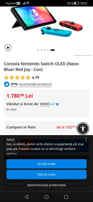 Consolă Nintendo Switch