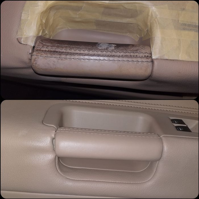 Vopsire Cotiera Piele Usa Reconditionare prin Vopsit Maner Interior