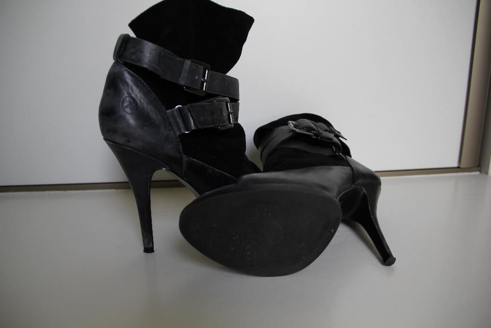 Botine Piele Bronx gen Maison Margiela, toc 10cm, mar.39