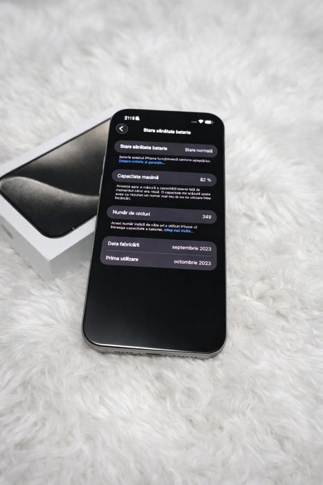 Vând IPhone 15 Pro Max 512gb