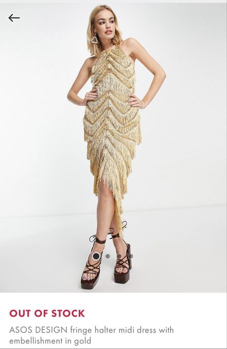 Rochie / Rochii Asos bijuterie / franjuri