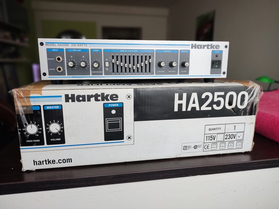 Hartke HA2500 – head amplificator pentru bass
