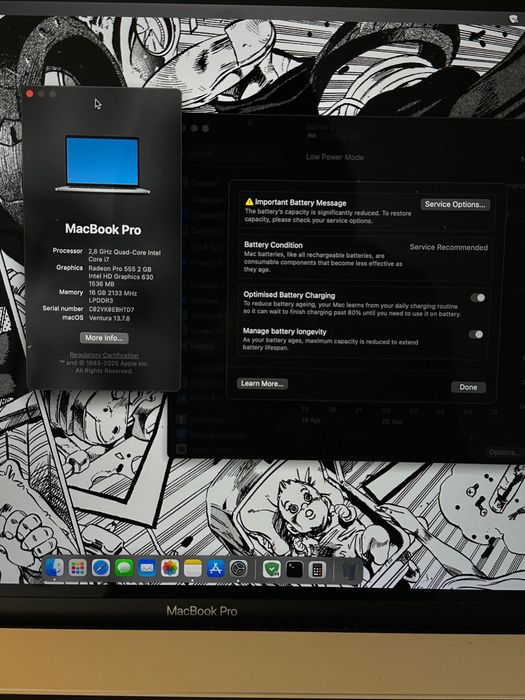 Vand MacBook Pro 2017 15Inch 16GB RAM 256GB i7 Radeon