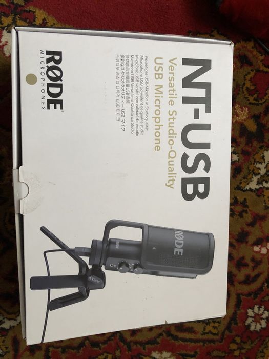 NT+USB RODE микрофон как НОВЫЙ Mikrafon Rode