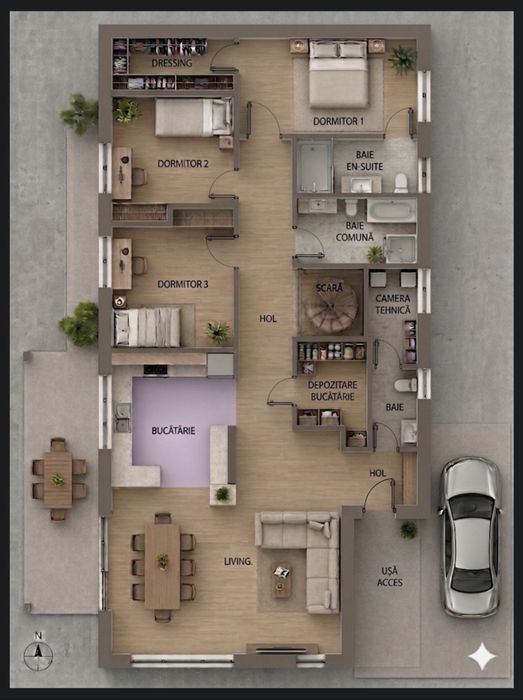 Vila moderna,langa Padurea Snagov, 1min Lidl, 3min A3,20min Bucuresti